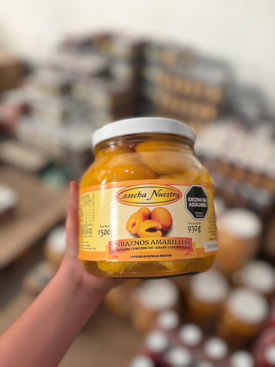 Duraznos en Almibar 1500gr